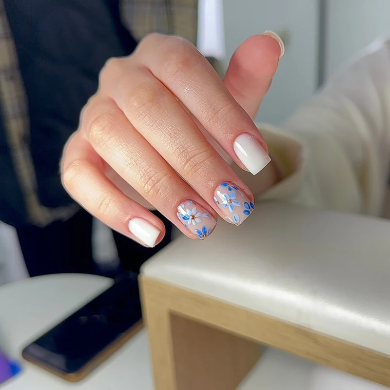 Blue florals